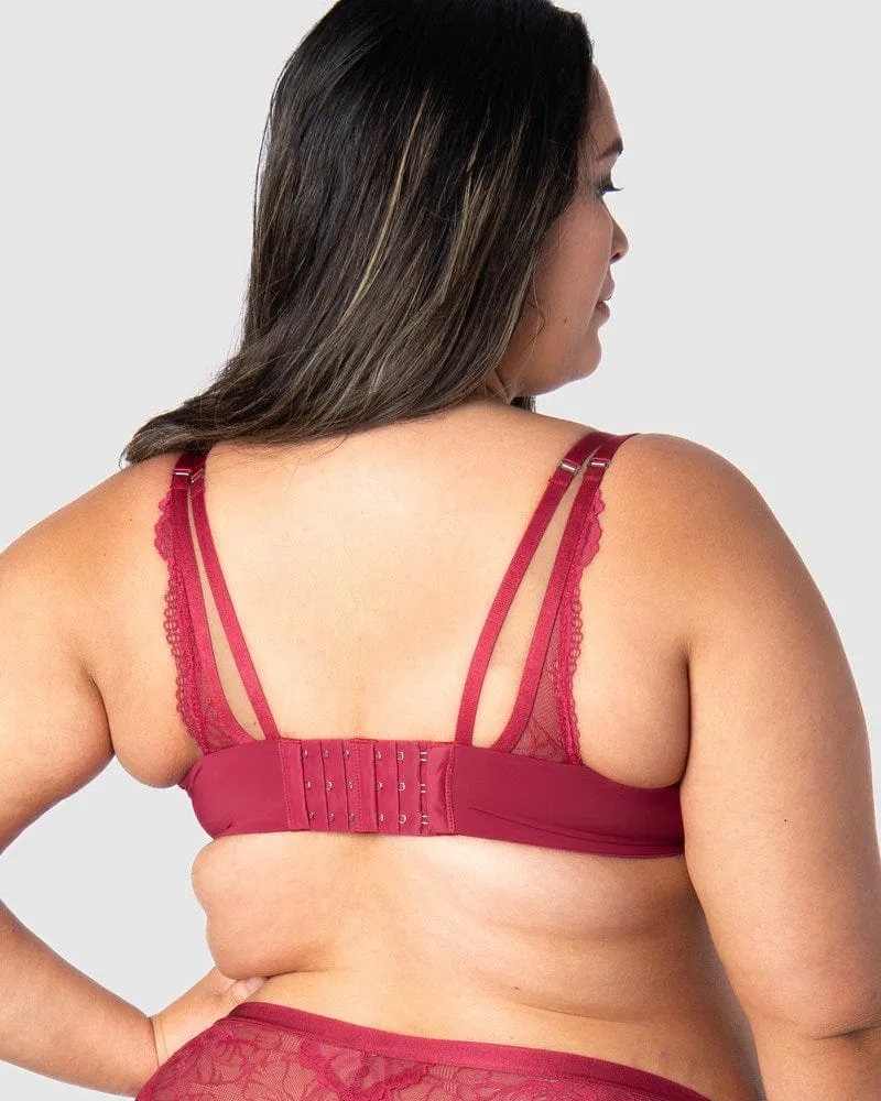 True Luxe Lace Nursing Bra - Persian Rose