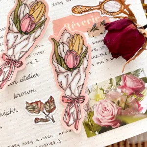 Tulip Bouquet Vinyl Sticker