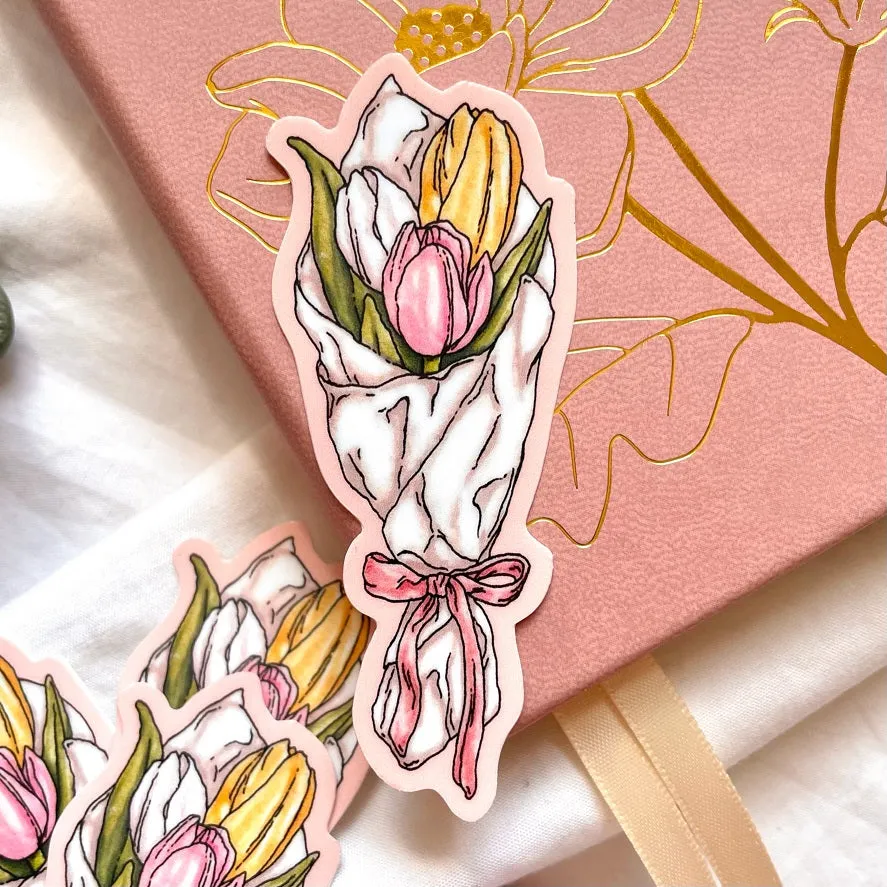 Tulip Bouquet Vinyl Sticker