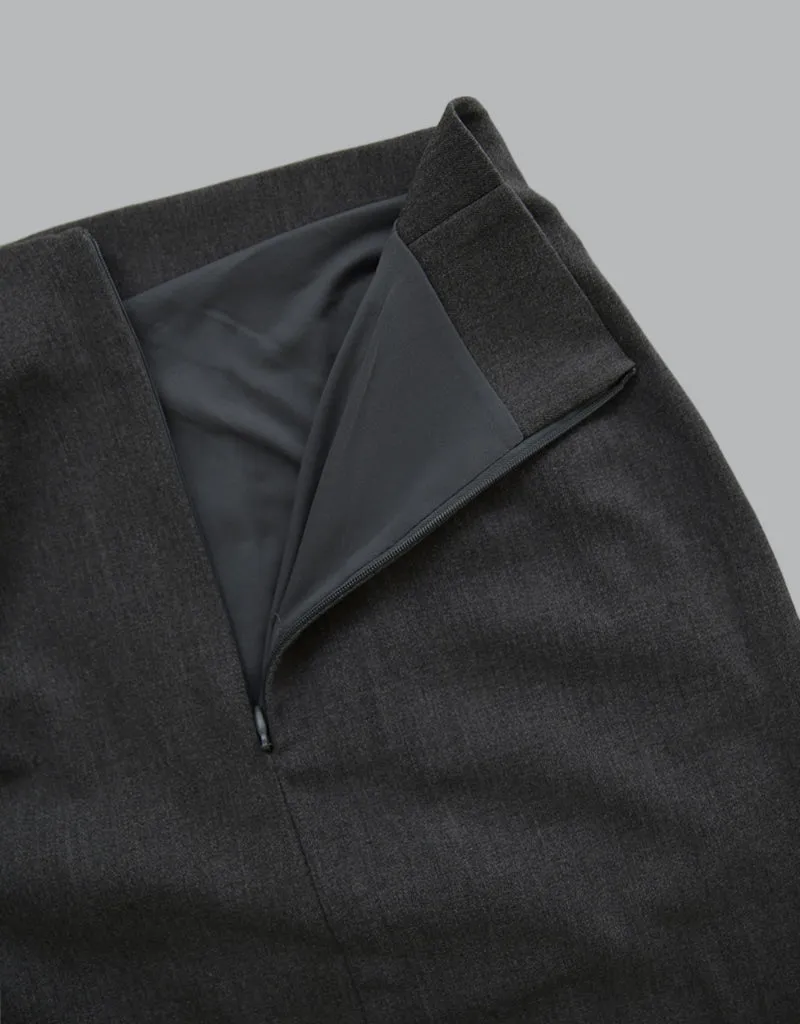 Twisted Wool Skirt (PREORDER)
