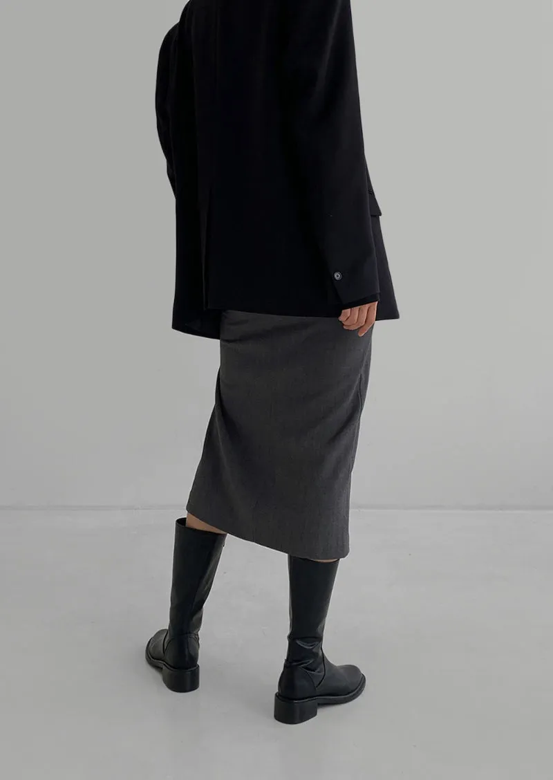 Twisted Wool Skirt (PREORDER)