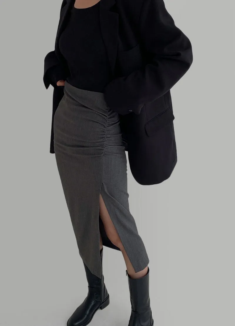 Twisted Wool Skirt (PREORDER)
