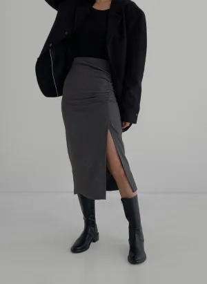 Twisted Wool Skirt (PREORDER)