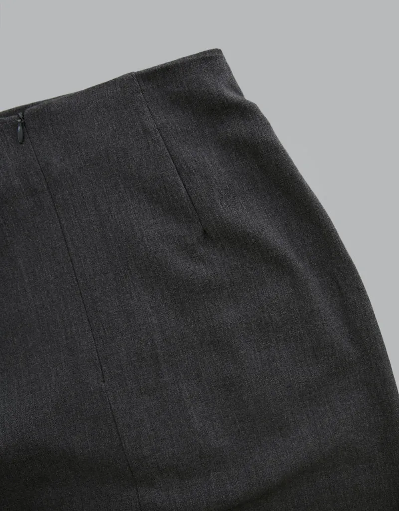 Twisted Wool Skirt (PREORDER)