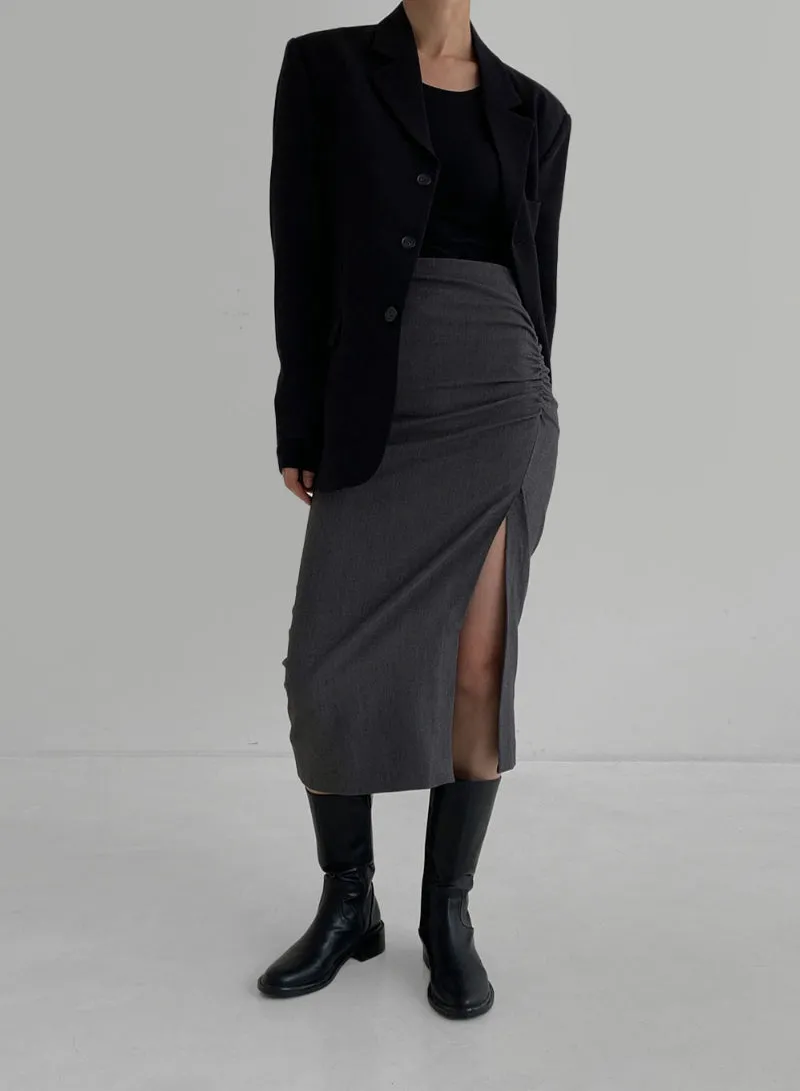 Twisted Wool Skirt (PREORDER)