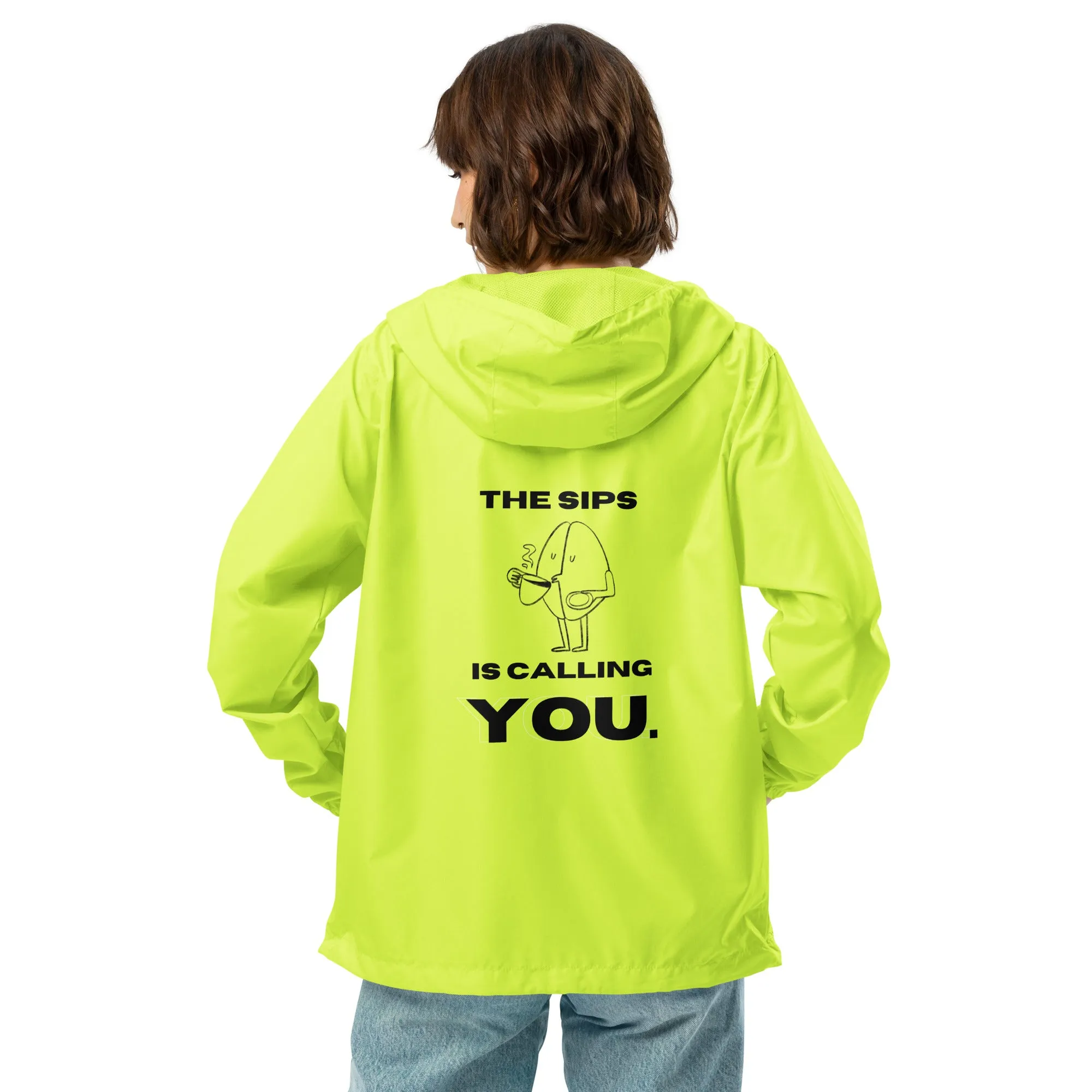 Unisex lightweight zip up windbreaker