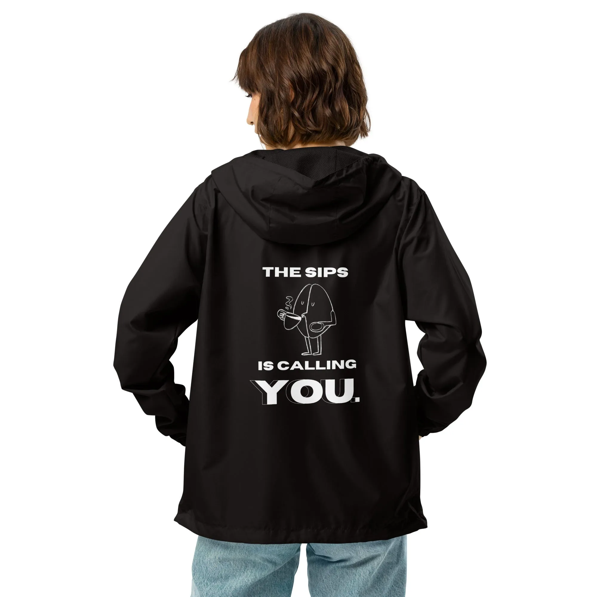 Unisex lightweight zip up windbreaker