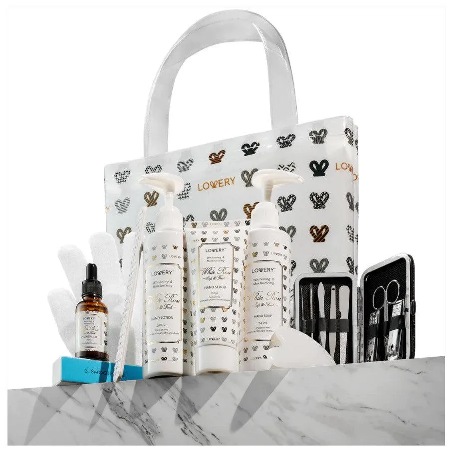 Valentines Day Luxe Hand Care Package - 19Pc Travel Gift Set