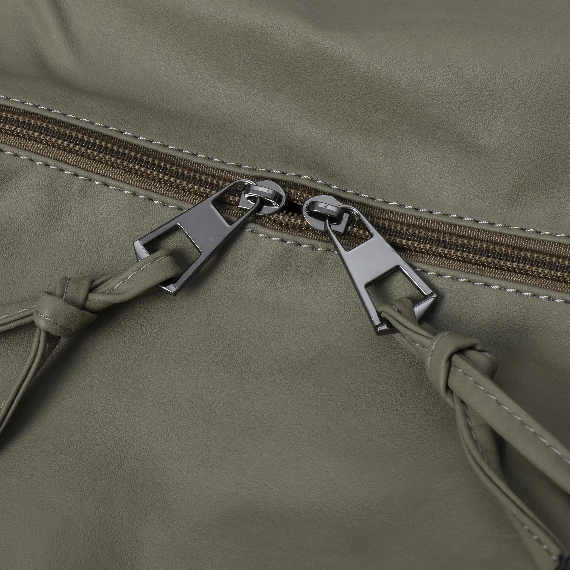Vegan Leather Hobo Crossbody