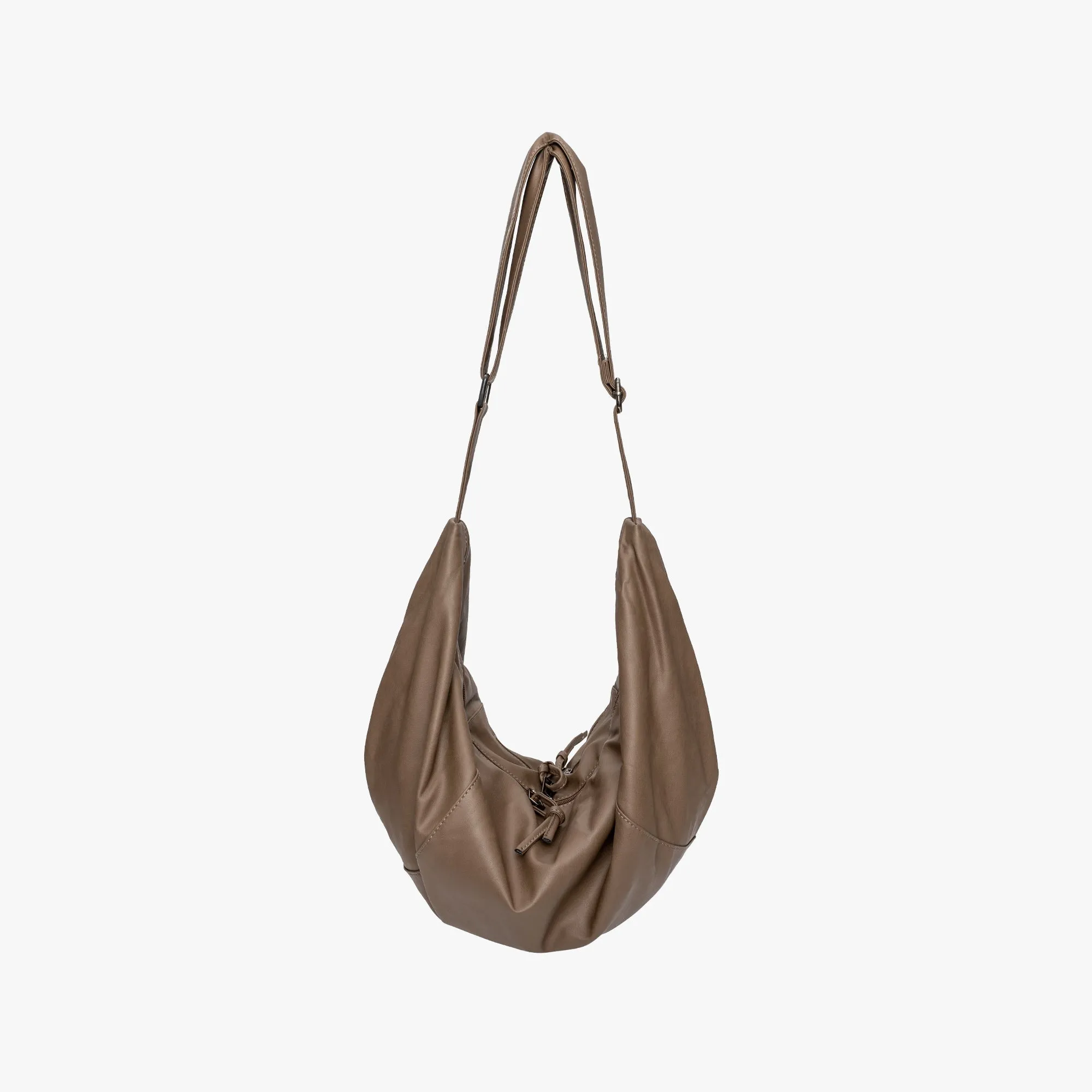Vegan Leather Hobo Crossbody
