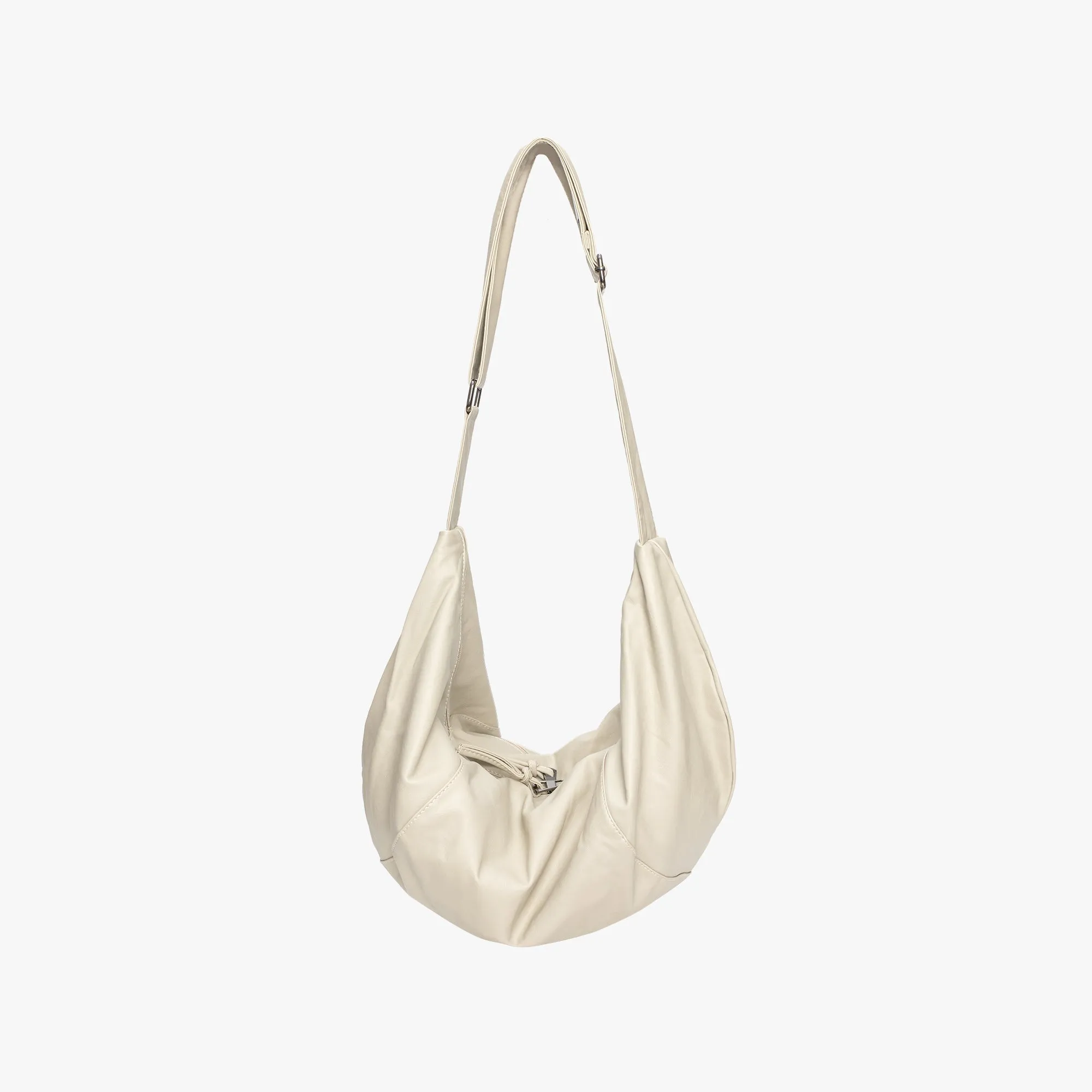 Vegan Leather Hobo Crossbody