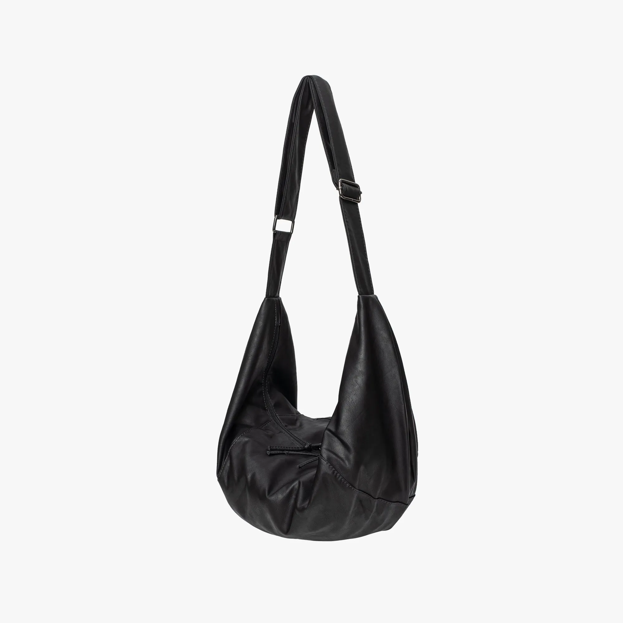 Vegan Leather Hobo Crossbody