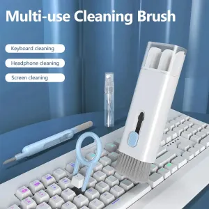 Versatile 7-in-1 Cleaning Kit for Keyboards and Headsets