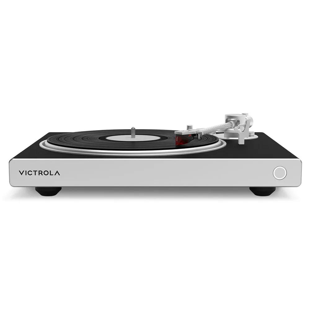 Victrola Hi-Res Carbon Turntable   Crosley Soho Turntable Stand - Natural