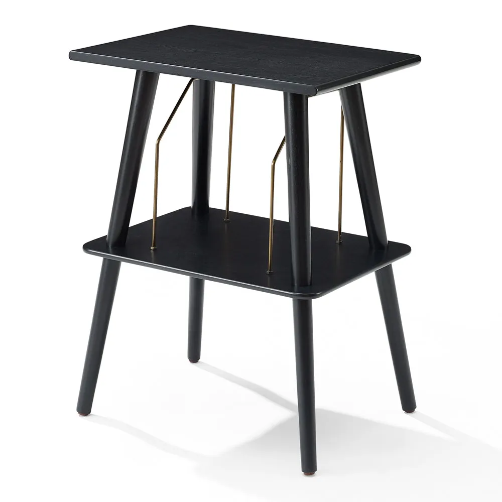 Victrola Revolution Go Turntable - Black   Entertainment Stand Bundle - Black