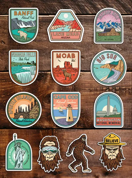 Wholesale Pack of 50 stickers, choose your favorites from our FULL NP Collection