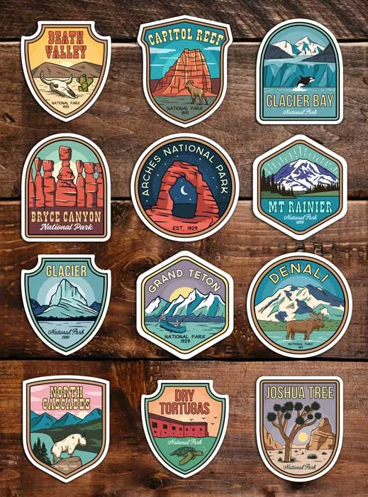 Wholesale Pack of 50 stickers, choose your favorites from our FULL NP Collection