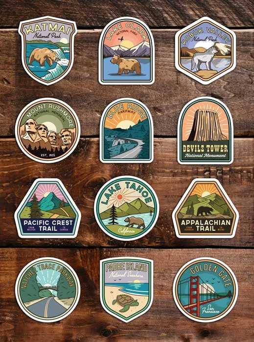 Wholesale Pack of 50 stickers, choose your favorites from our FULL NP Collection