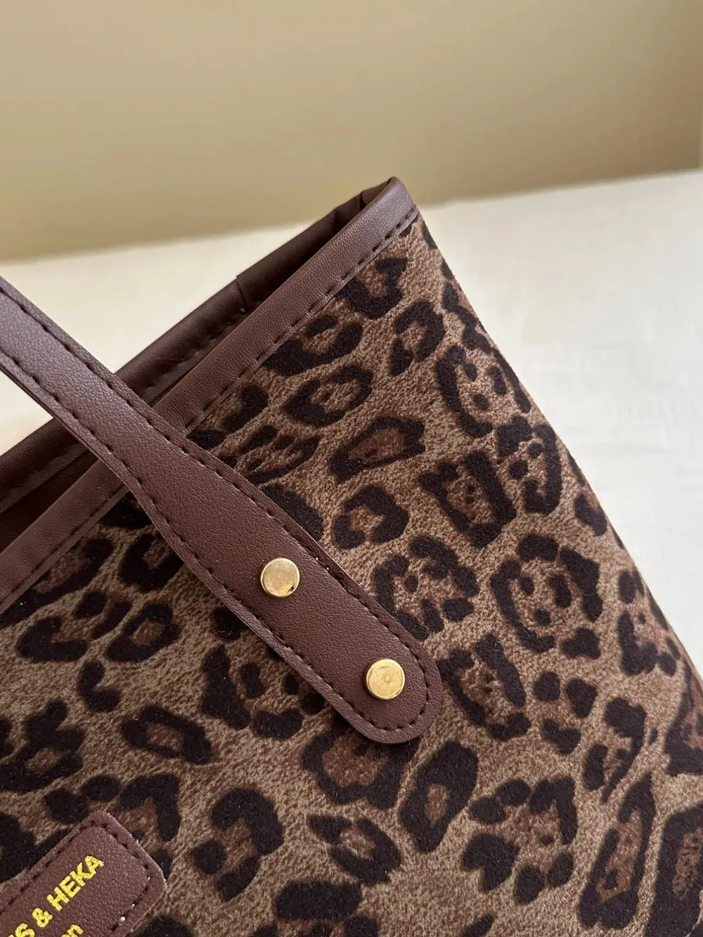 Wild Instinct Leopard Tote