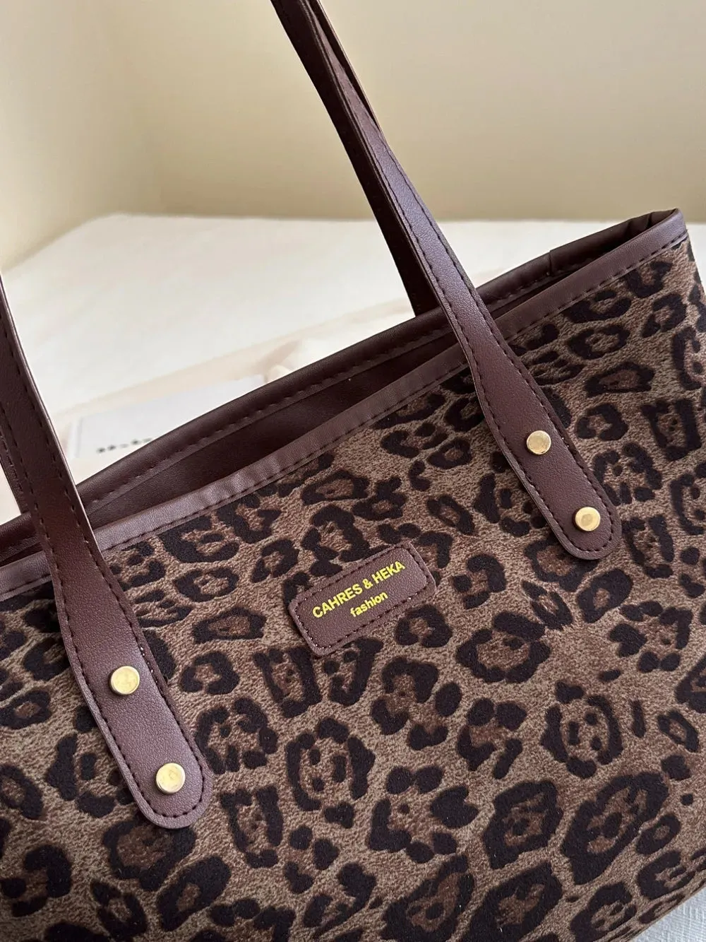 Wild Instinct Leopard Tote