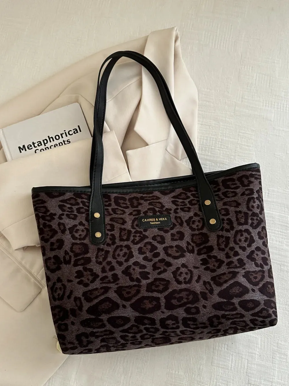 Wild Instinct Leopard Tote