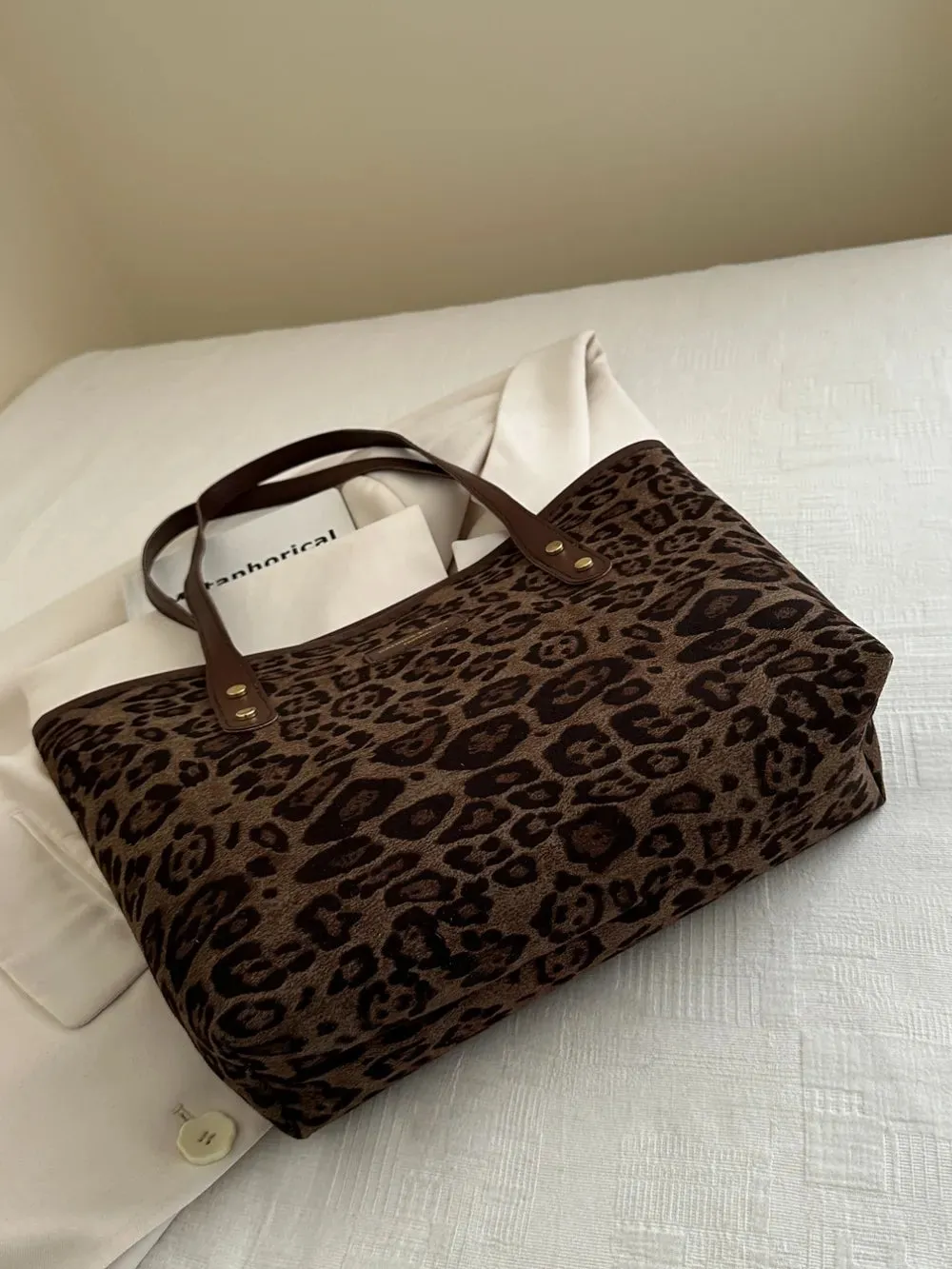 Wild Instinct Leopard Tote
