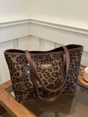 Wild Instinct Leopard Tote