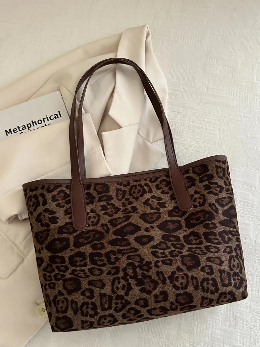 Wild Instinct Leopard Tote