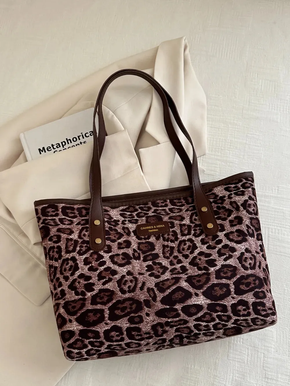 Wild Instinct Leopard Tote