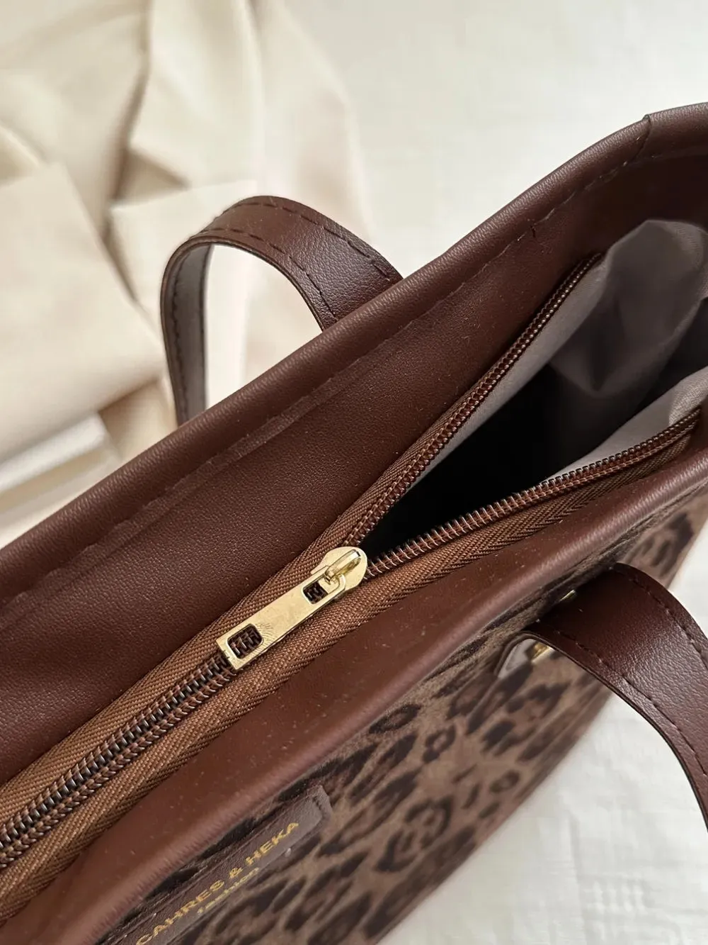 Wild Instinct Leopard Tote