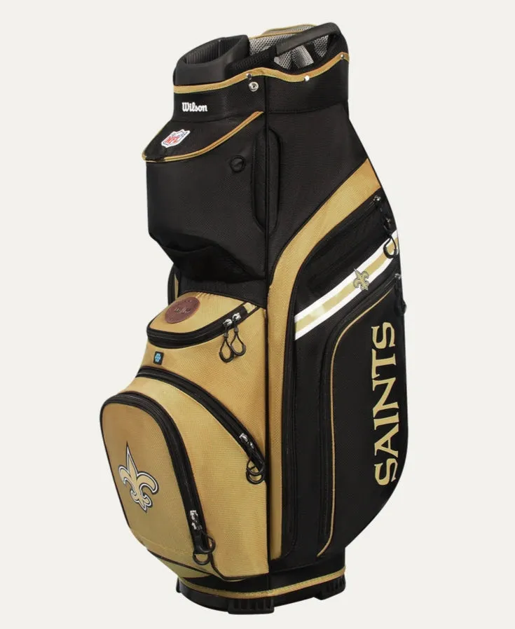 Wilson New Orleans Saints NFL Golf Bags - Stand & Cart