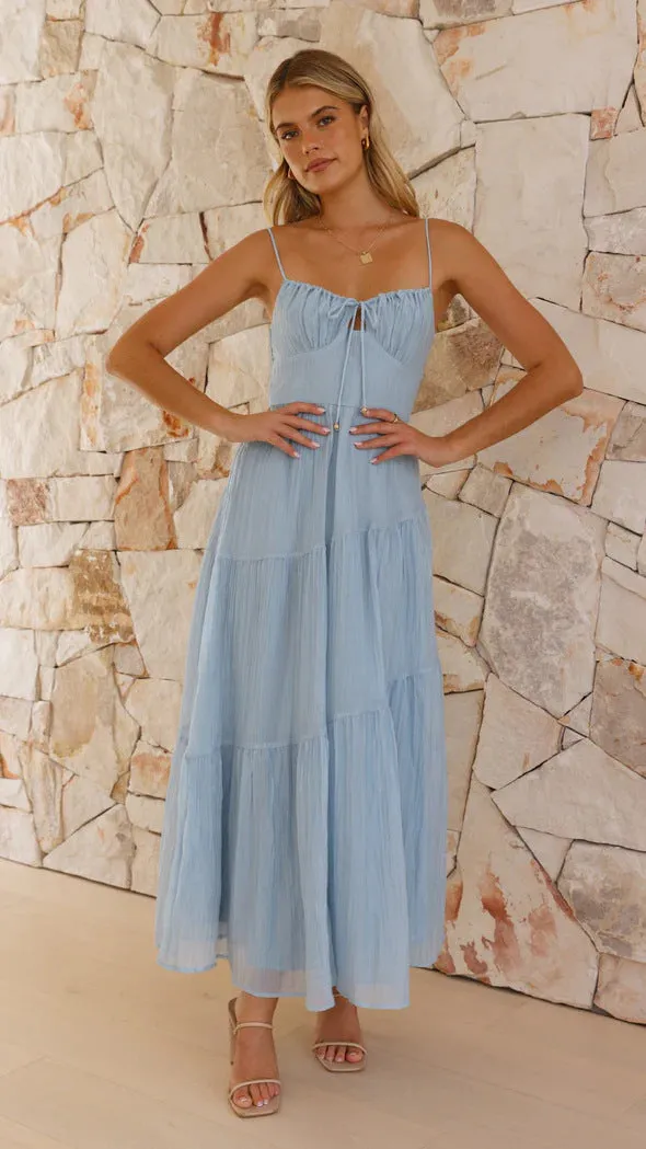 Women Spaghetti Strap Sleeveless Sling Backless Dress