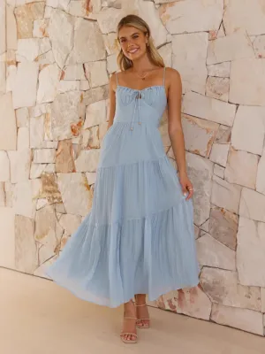 Women Spaghetti Strap Sleeveless Sling Backless Dress