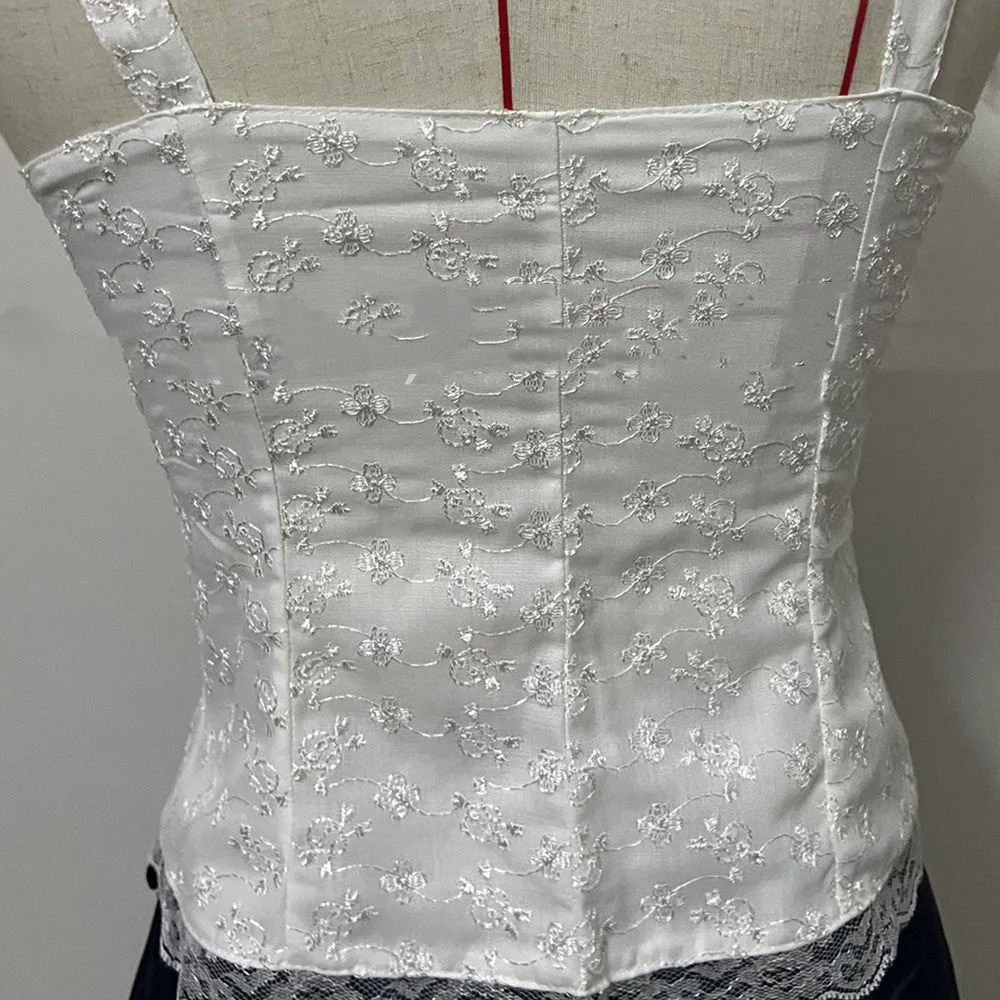 Women's Corset Lace Suspender Top