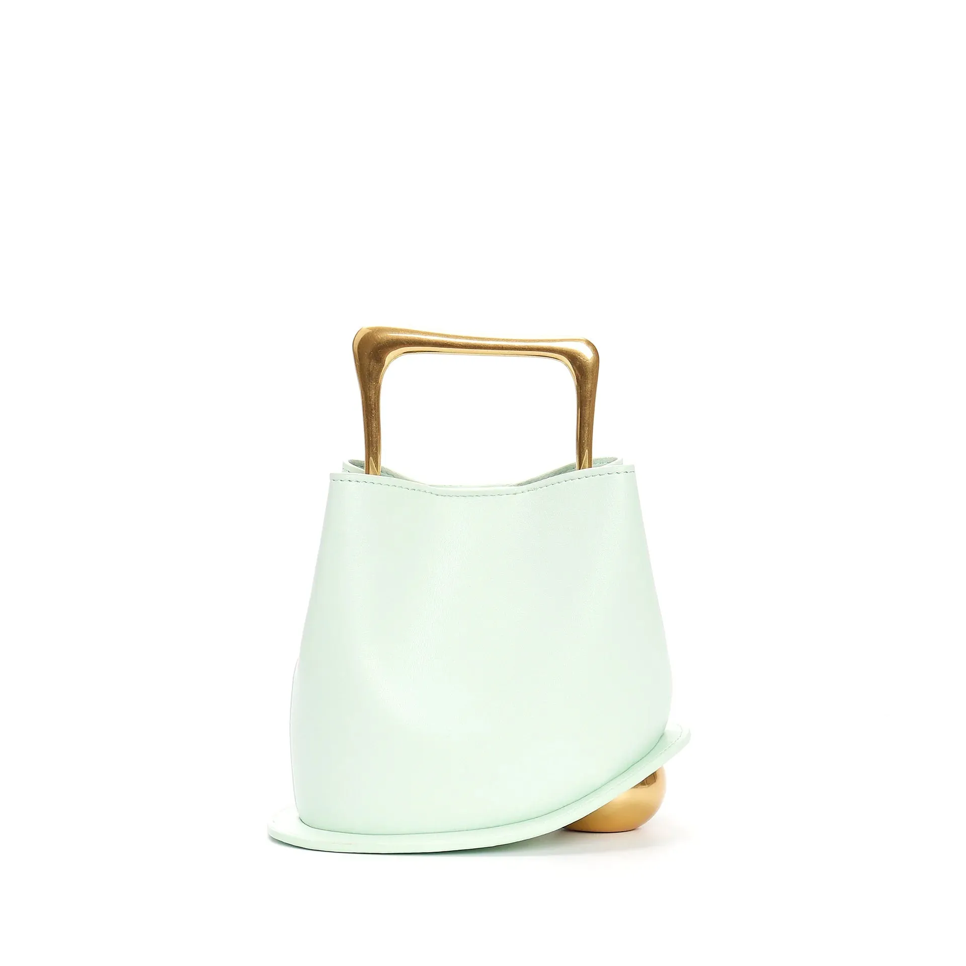 Women's Cowhide Leather Bucket Bag