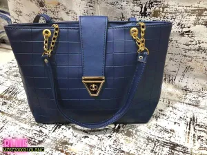 Women's PU Leather Textured Top Handle Shoulder Bag