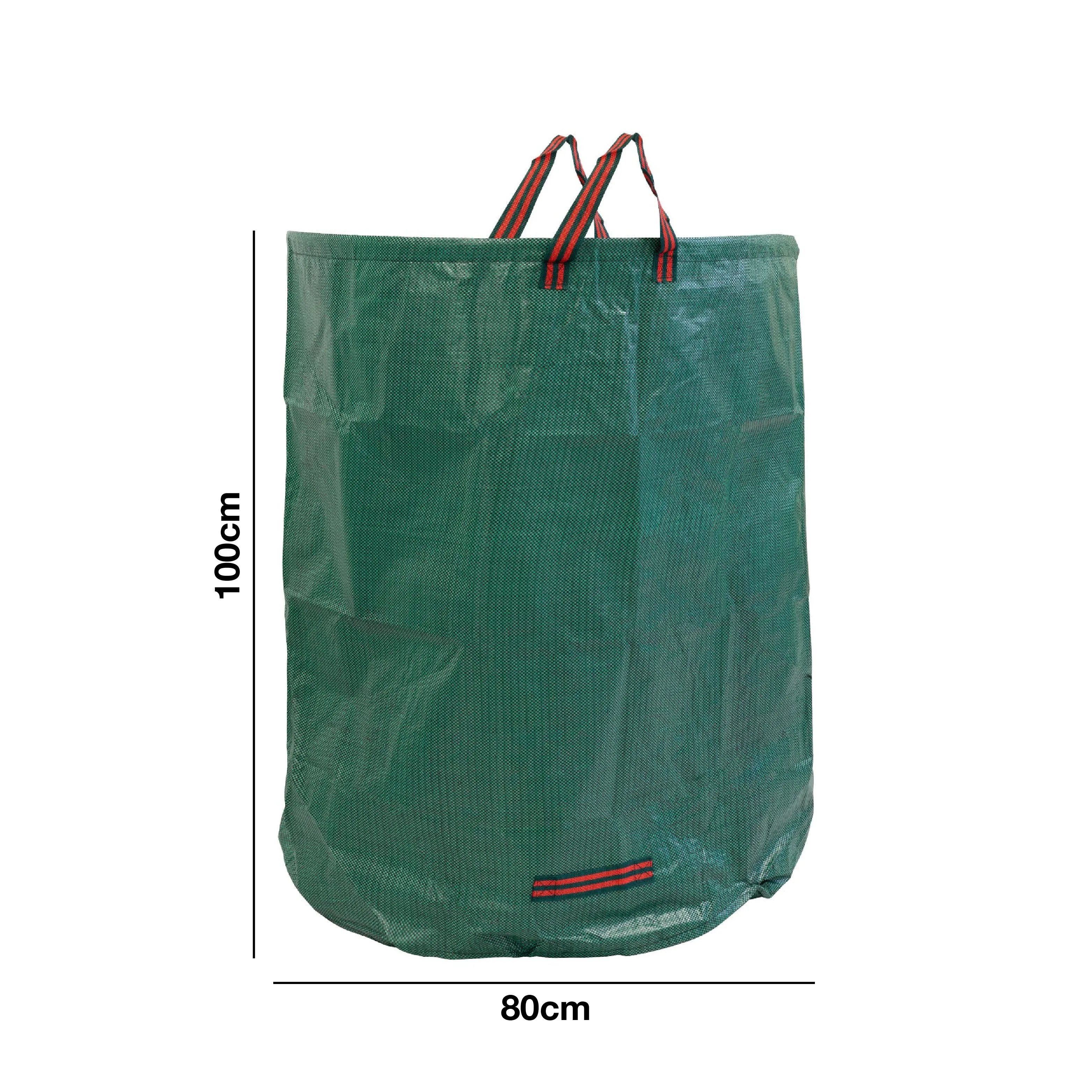 Woodside 2 x 500L Heavy Duty Garden Waste Bags, Reusable Strong Outdoor Refuse Sacks