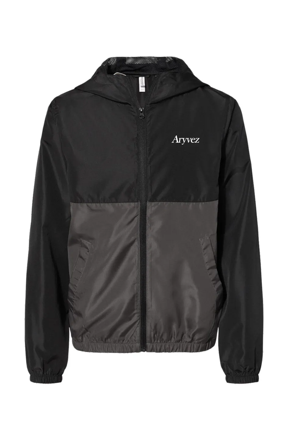 Youth Black Graphite Windbreaker Jacket
