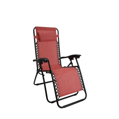 Zero Gravity Chair - Outdoor Folding and Reclining Lounger with headrest