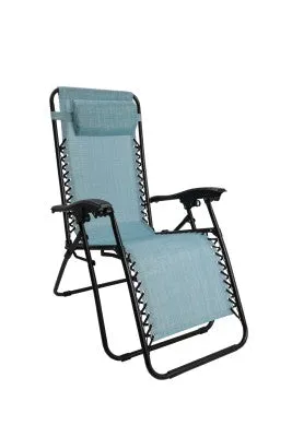 Zero Gravity Chair - Outdoor Folding and Reclining Lounger with headrest