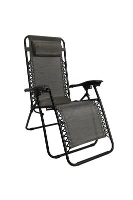 Zero Gravity Chair - Outdoor Folding and Reclining Lounger with headrest